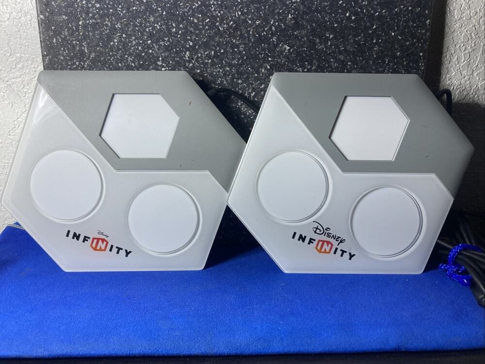Lot Of 2 Disney Infinity Portal Base Pad Xbox 360 Model #INF-8032385 Video Game